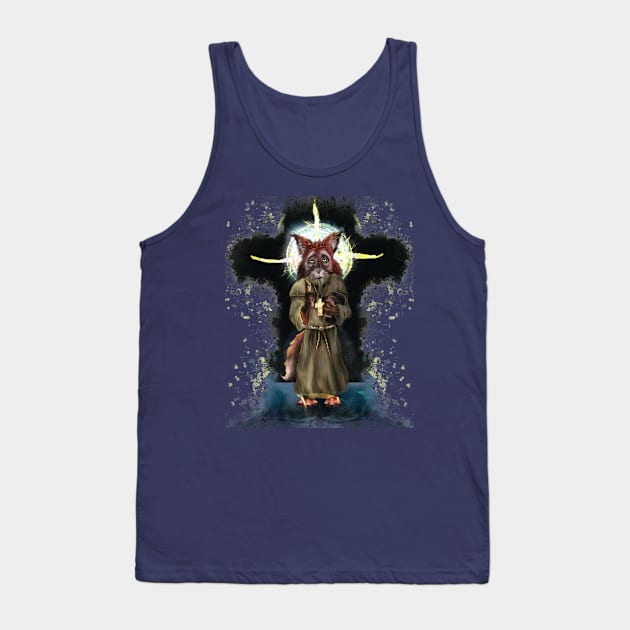 Friar Fox Tank Top by k33nArt